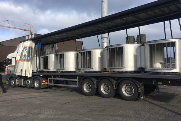 Silo explosion vent system arrives at Scottish facility