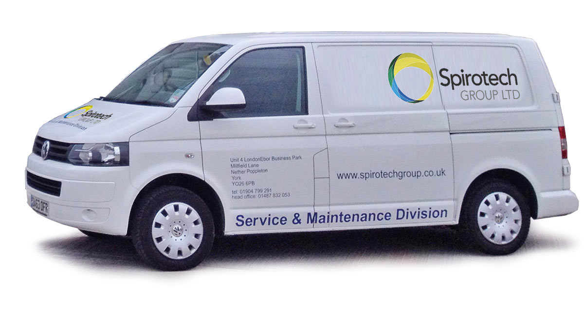 Spirotech Service and Maintenance van fleet